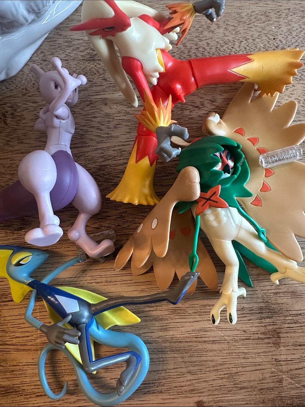 POKÉMON Battle feature Decidueye Blaziken Mewtwo inteli Jazwares figures lot set